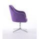 Парикмахерское кресло Hrove Form HR830C велюр, фиолетовый HR830C фото 3